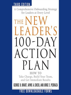 cover image of The New Leader's 100-Day Action Plan